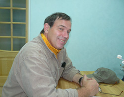 Дейл Микелл, руководитель российского отделения Общества сохранения диких животных; фото П. Шарова, июль 2009 г. 